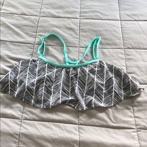 Swim top with padding